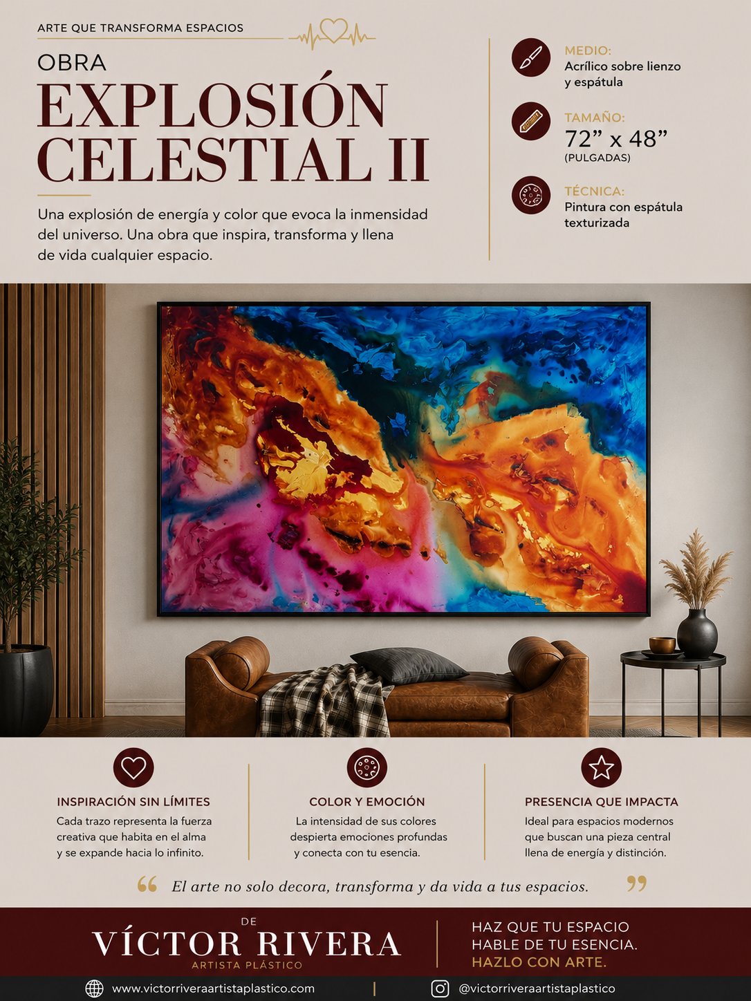 Obra: Explosión Celestial II